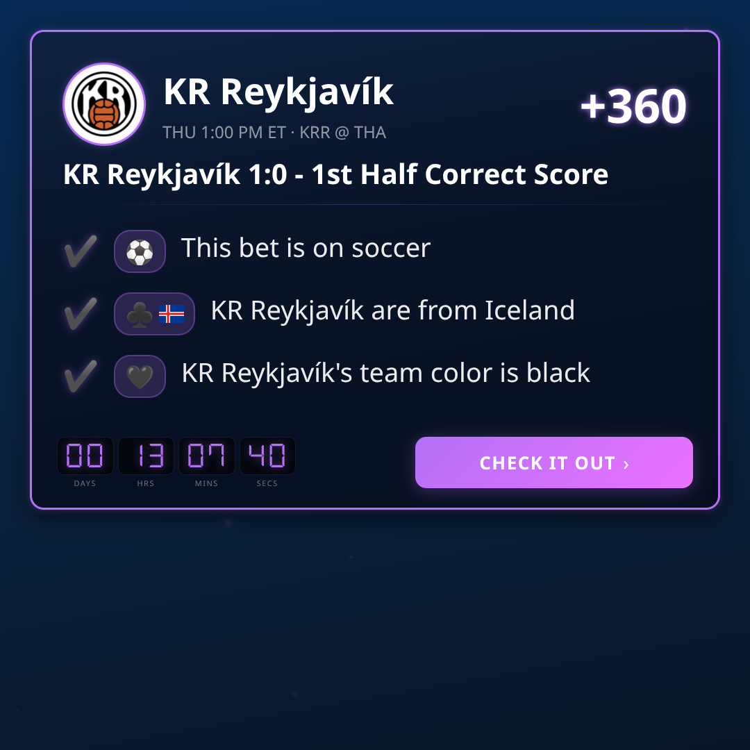 1st Half Correct Score Betting Guide: Besta Deild Karla
