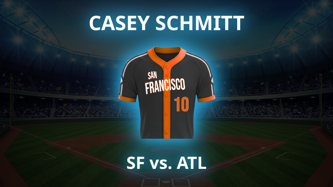 Casey Schmitt Over 0.5 RBIs: SF vs ATL, Windy Conditions