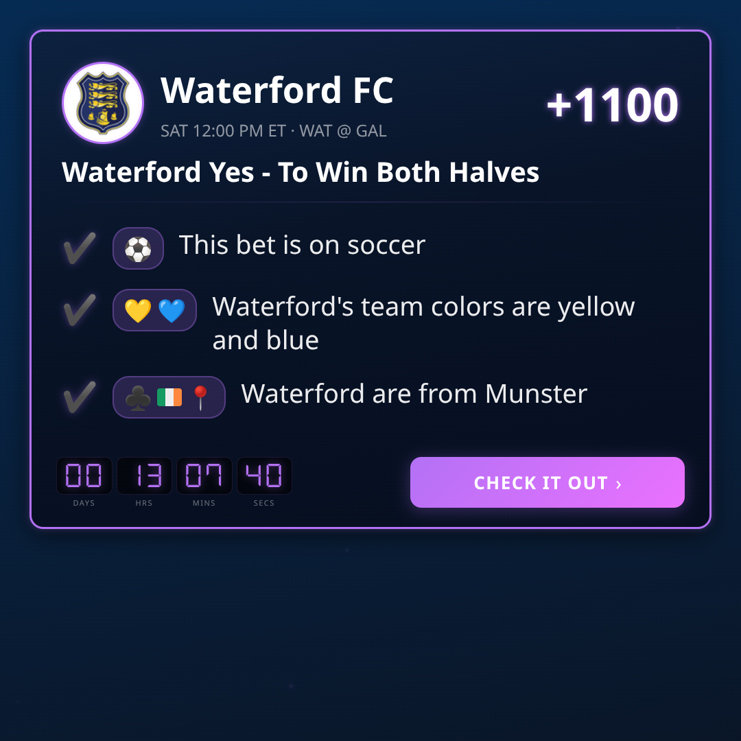 Premier Division Longshots & Value Today (July 22, 2026)