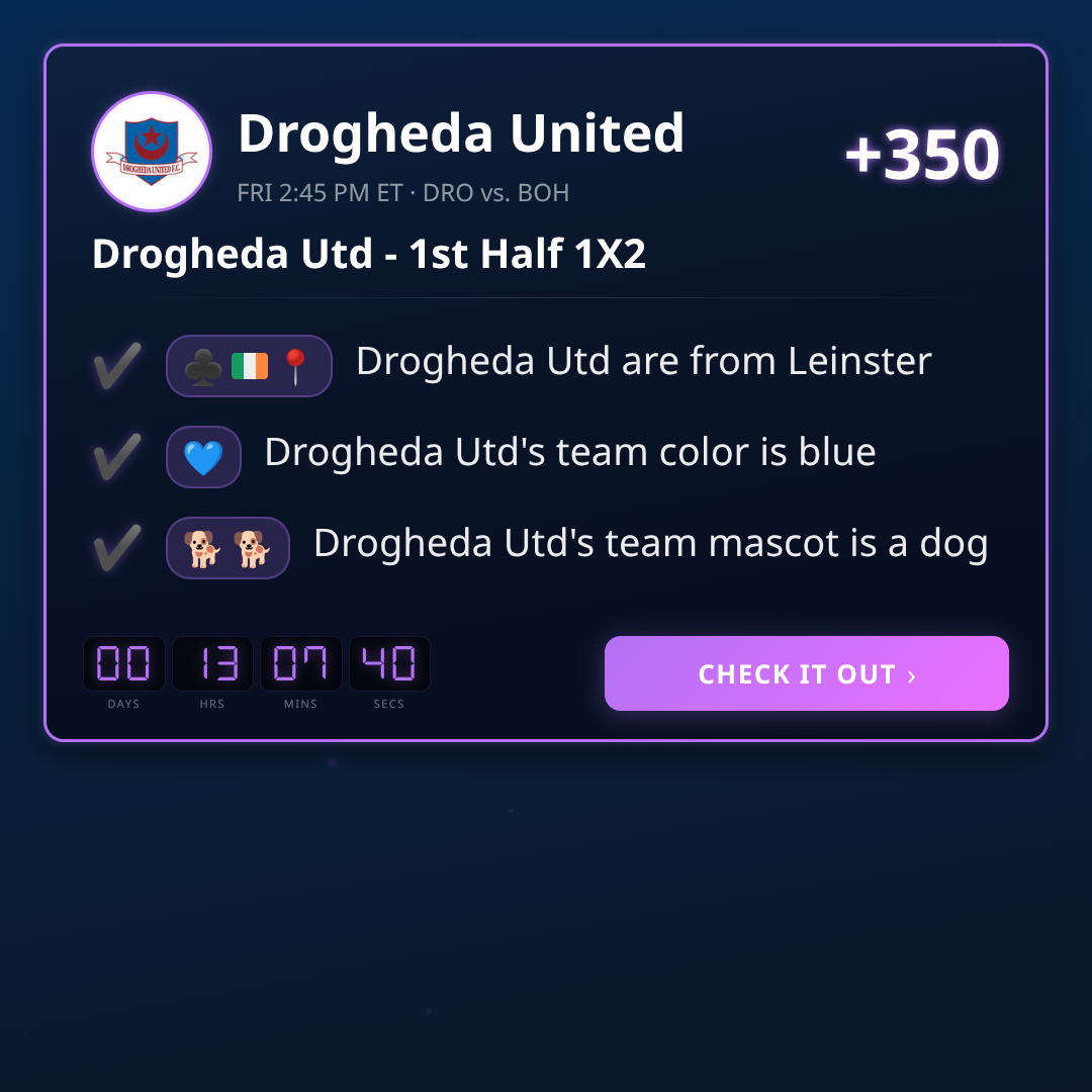 Premier Division 1st Half 1X2: Draws Hit 45-50% in Key Matchups