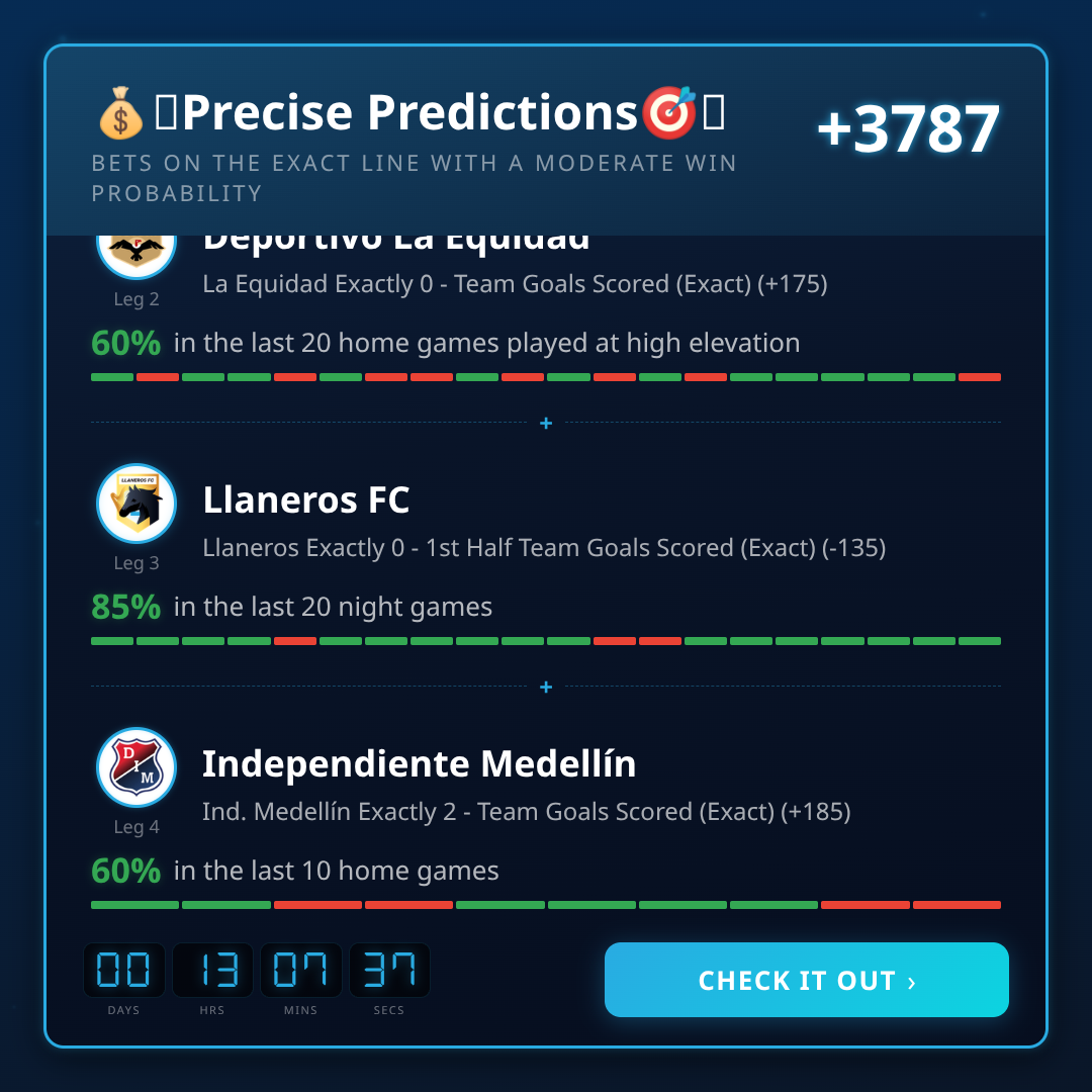 Primera A Games 2026-07-22: Odds, Lines & Picks
