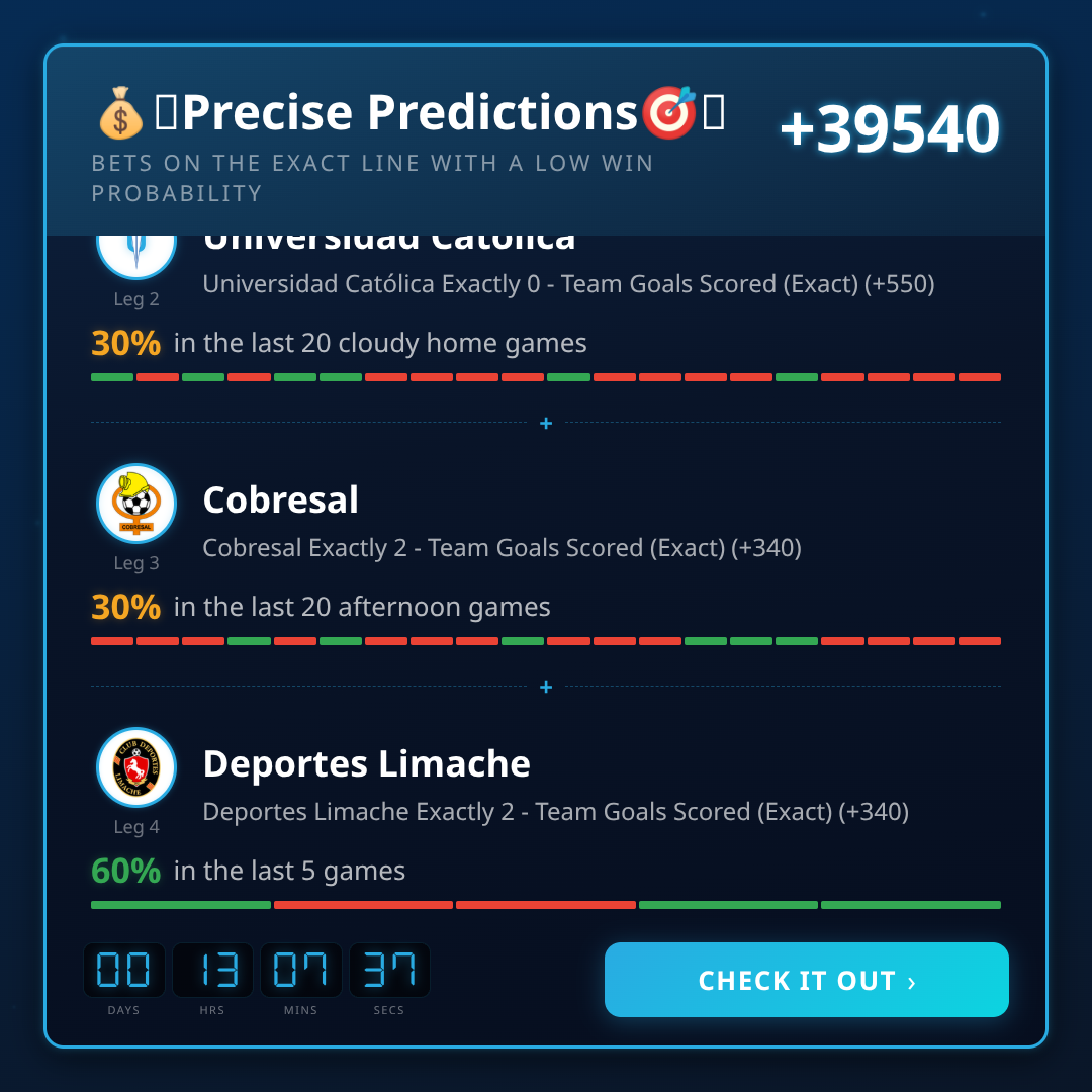 Primera Division Parlay of the Day Today (July 22, 2026)